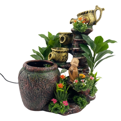 Bộ tiểu cảnh hình ấm trà