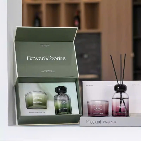 Bộ tinh dầu khuếch tán + nến thơm 42413999, Tinh dầu lan tỏa hương, Tinh dầu thơm phòng