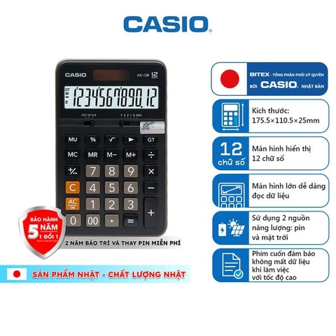 Máy tính Casio AX-12B