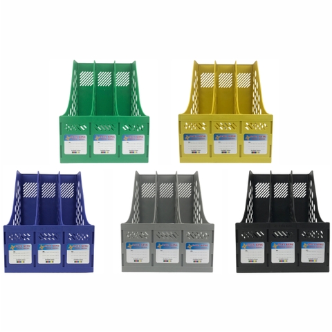 Kệ hồ sơ 3 ngăn nhựa King-star Dataking-3N