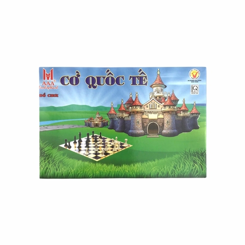 Bàn cờ vua 3301/ Cờ vua hộp giấy A 528407 nhỏ