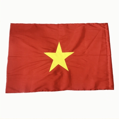 Cờ tổ quốc 75x115cm vải phi