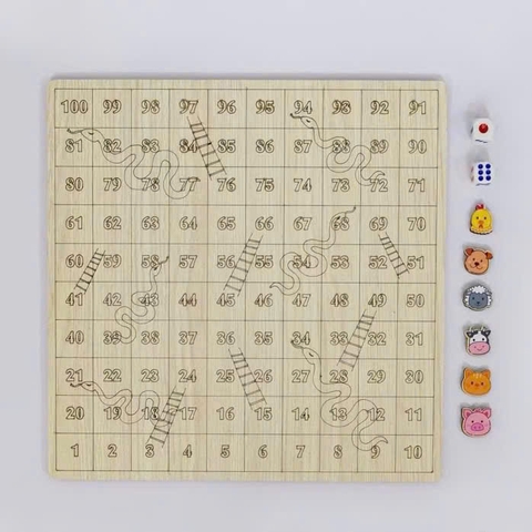 Cờ rắn thang gỗ BM