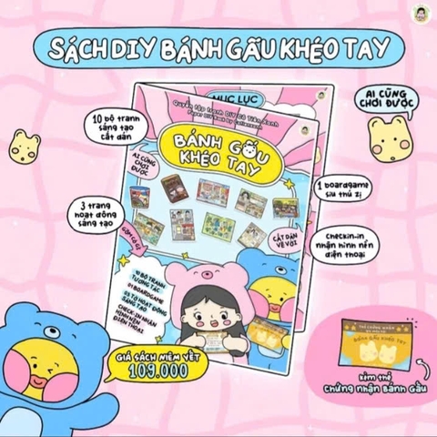 Bộ tranh Cô Tiên Xanh - Bánh gấu khéo tay