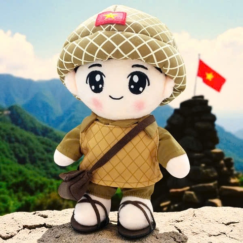 Gấu bông - Đồng chí vệ quốc quân 25cm