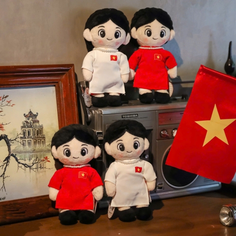 Gấu bông - Đồng chí hậu phương 25cm