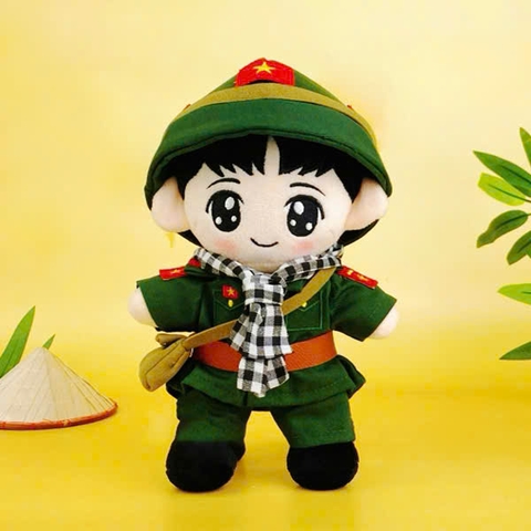 Gấu bông - Chú bộ đội 25cm