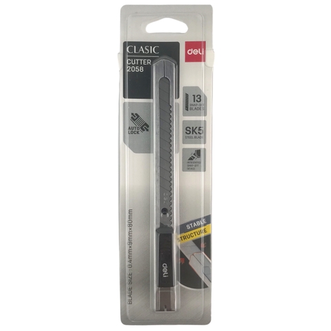 Dao rọc giấy Deli 2058 9mm (24/576)