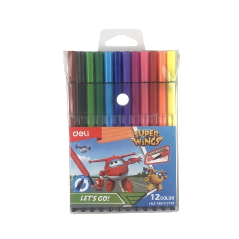 Bút lông màu Deli C10700 12 màu (12/144)