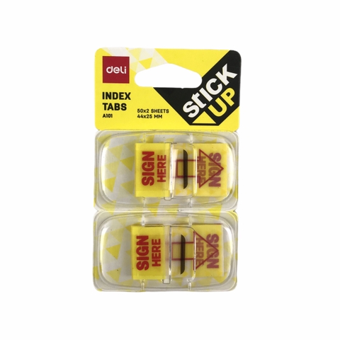 Giấy note phân trang  Deli A10101 Sign Here (24)