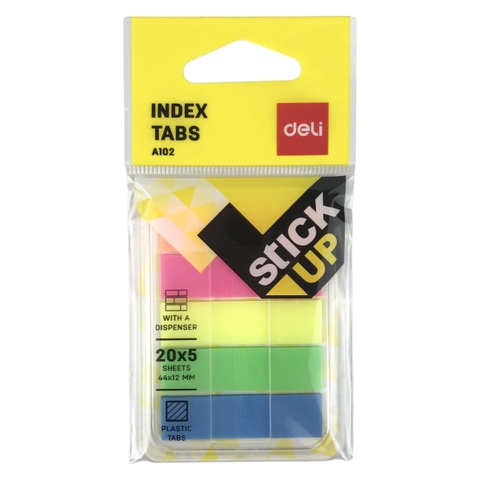Giấy note phân trang Deli A102 44x12mm (24)