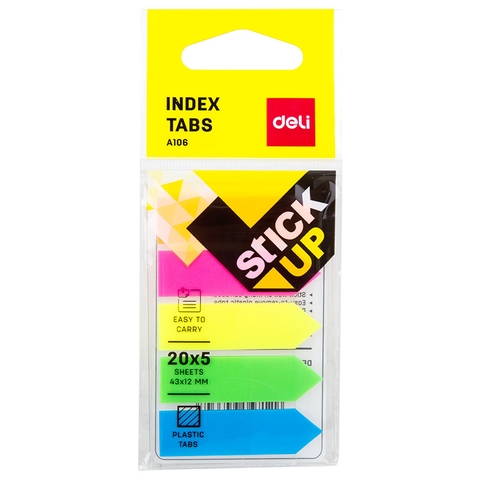 Giấy note Deli A10602 mũi tên (24)