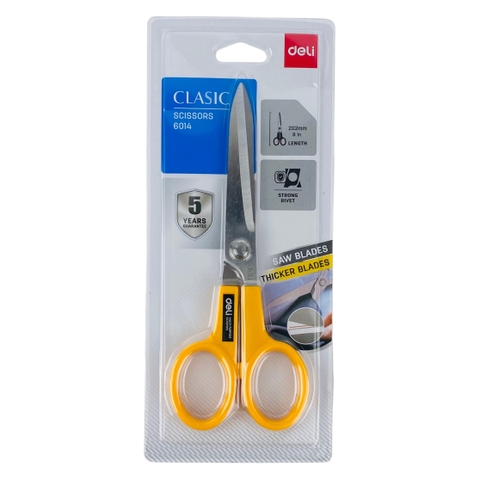 Kéo Deli 6014 202mm (12/144)