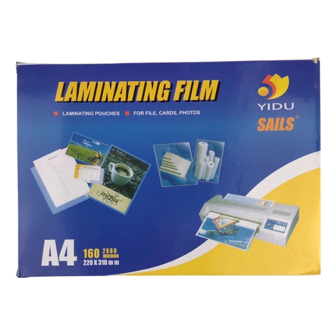 Nhựa ép Yidu 220x310mm 80Mic A4 (20)