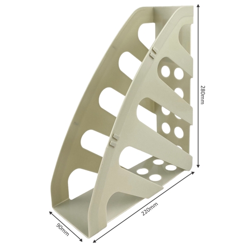 Kệ hồ sơ 1 ngăn nhựa Hua Jie H1801 (2)