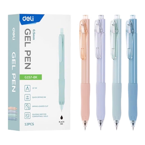 Bút gel Deli G157 0.5mm (12)