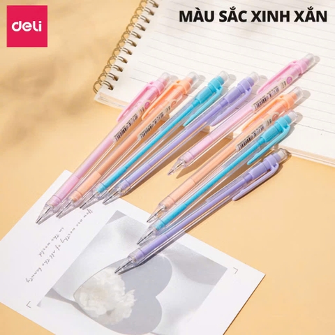 Bút chì bấm Deli U502 0.7mm (24)