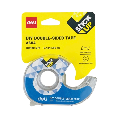 Băng keo Deli A694 1.8cmx6m (12)