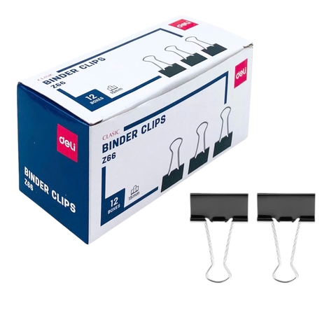 Kẹp bướm Deli Z66 15mm