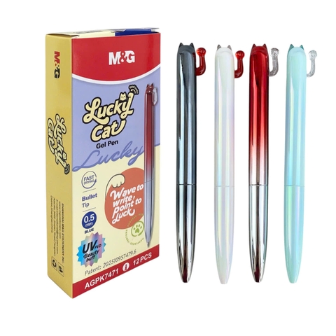 Bút gel MG AGPK7471 0.5mm blue (12/144)