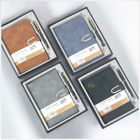 Sổ da 25-65 14x20.5cm + Bút