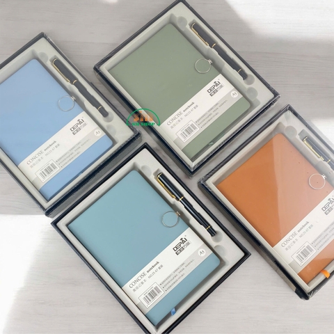 Sổ da 25-67 14x20.3cm + Bút