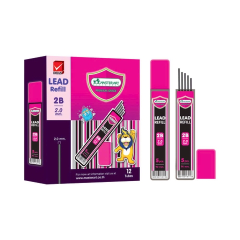 Ngòi chì MSTA 2B 2.0mm (12/144)