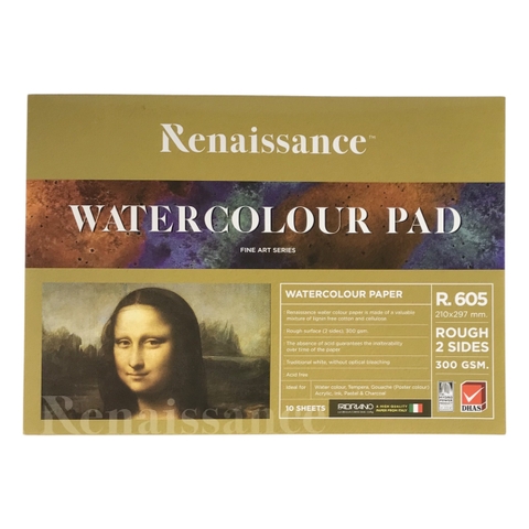 Tập vẽ Renaissance R-605 297x210mm 300gsm 10 tờ A4