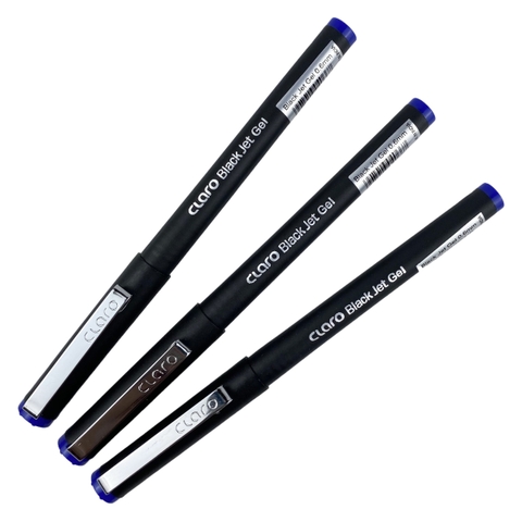 Bút gel Claro Black Jet CL-4065 0.6mm xanh (10,12)