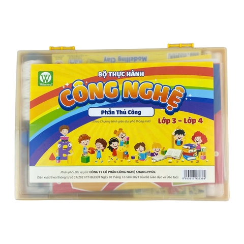 Bộ thực hành công nghệ  phần thủ công lớp 3- lớp 4