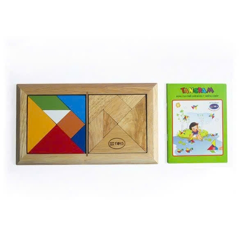 Đồ chơi bằng gỗ DT Win Win Toys 61172 - Tangram đôi