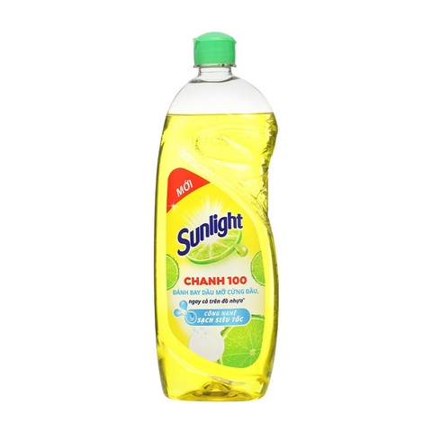Nước rửa chén sunlight chanh 386ml (24)