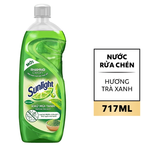 Nước rửa chén sunlight matcha trà nhật 717ml
