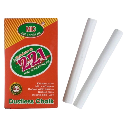Phấn Mic 221 10 viên trắng không bụi (10/50)