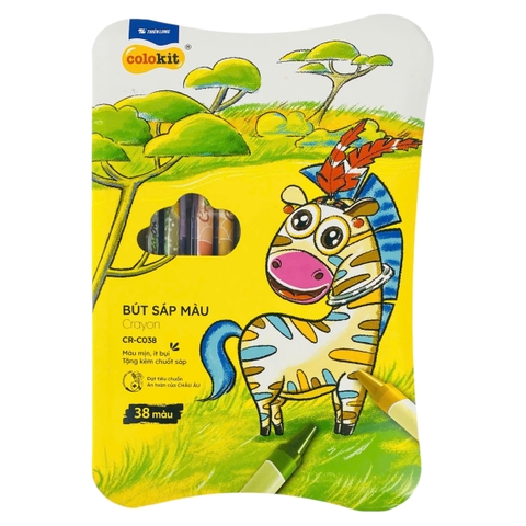 Bút sáp màu TL Colokit CR-C038 38 màu (40)