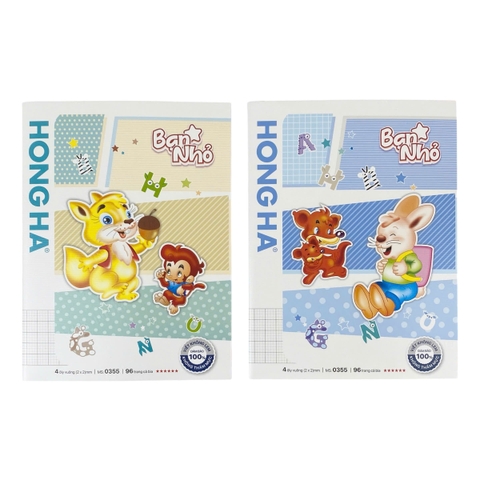 Tập HH Bạn nhỏ 0355 96 trang 100gsm 4 ô ly (5/120)