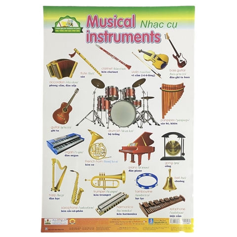 Học Tiếng Anh qua hình ảnh - Nhạc cụ