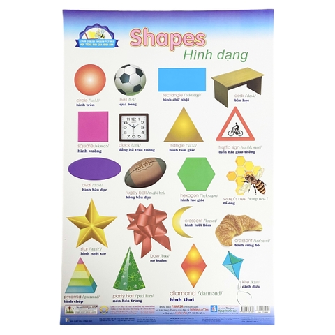 Học Tiếng Anh qua hình ảnh - Hình dạng