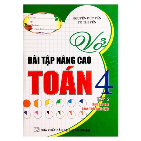 Vở bài tập nâng cao Toán Lớp 4 tập 2