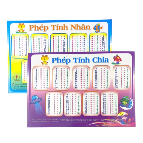 Phép tính nhân, phép tính chia