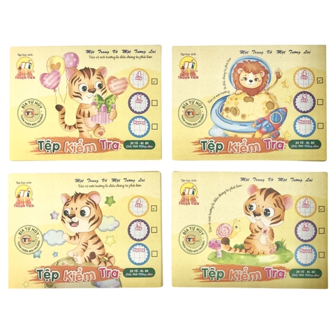 Tệp kiểm tra TT 80gsm 4 ô ly (10/120)