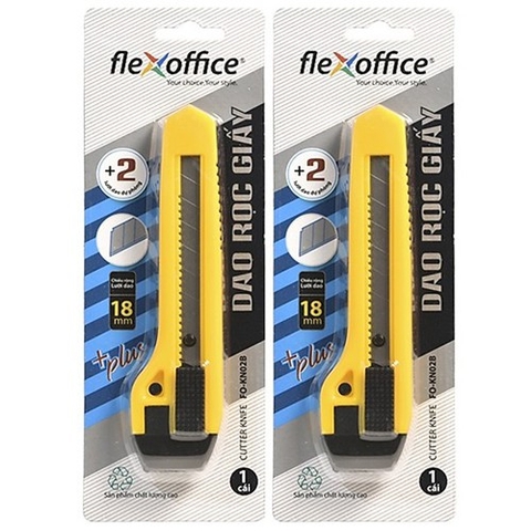 Dao rọc giấy TL Flexoffice FO-KN02B 18mm (20)