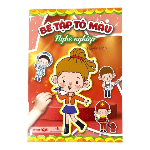 Bé tập tô màu: Nghề nghiệp