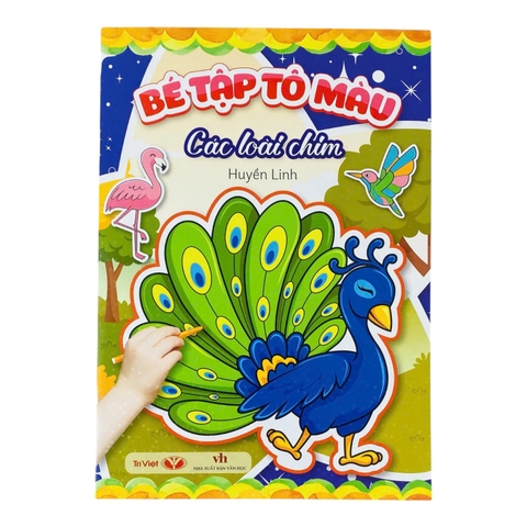 Bé tập tô màu: các loài chim
