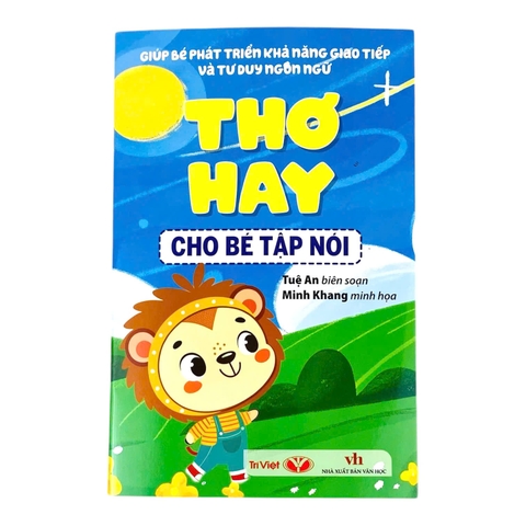 Sách Giúp bé phát triển khả năng giao tiếp và tư duy ngôn ngữ: thơ hay cho bé