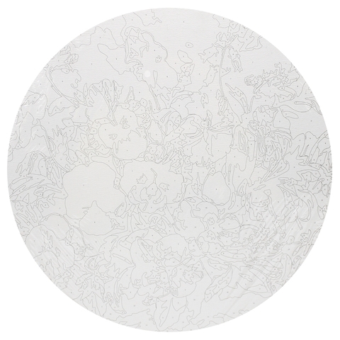 Tranh tô màu số hoá gỗ Colormate Flower F30cm