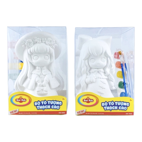 Bộ đồ chơi tô tượng thạch cao Star Kids