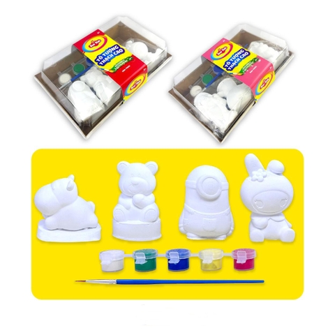 Bộ đồ chơi tô tượng thạch cao Star Kids K-163