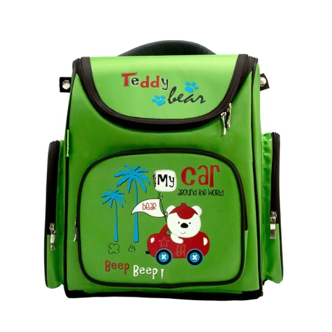 Balo chống gù B.bag Teddy Bear B-12-015 xanh lá