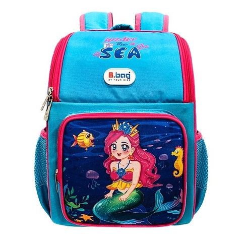 Balo chống gù B.bag Under The Sea B-12-116 xanh nhạt